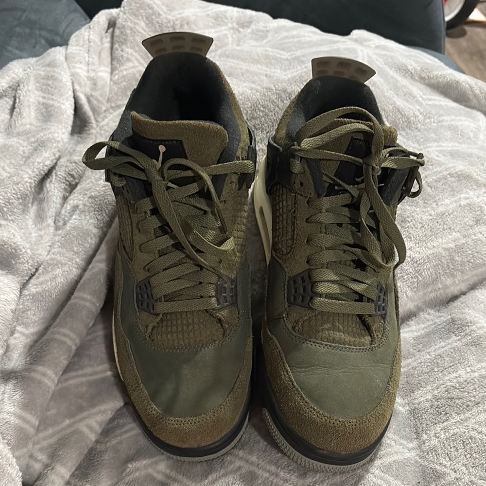 Jordan Green Suede Sneakers Low-Top Casual